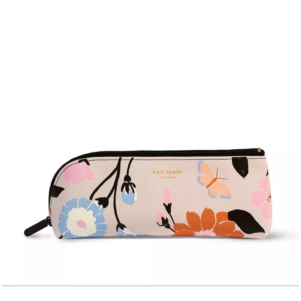 Kate Spade Floral Zip-Up Pencil Case